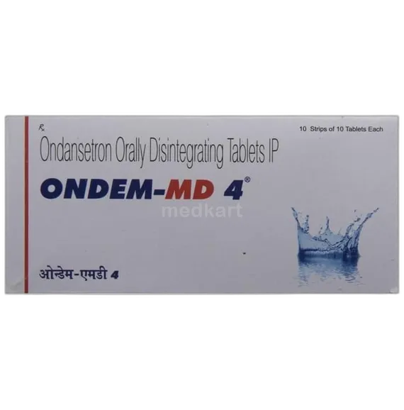 ondem md 4mg tablet 10's